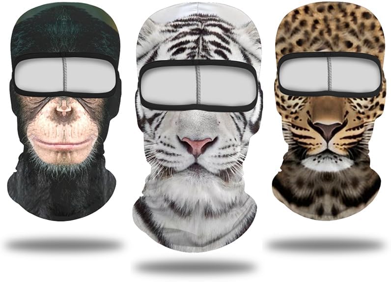 Cutewing Balaclava Mask 3D Print Full Face Mask Cooling Neck Gaiter Sun Protection Face Cover Mask Windproof Ski Mask - Image 1